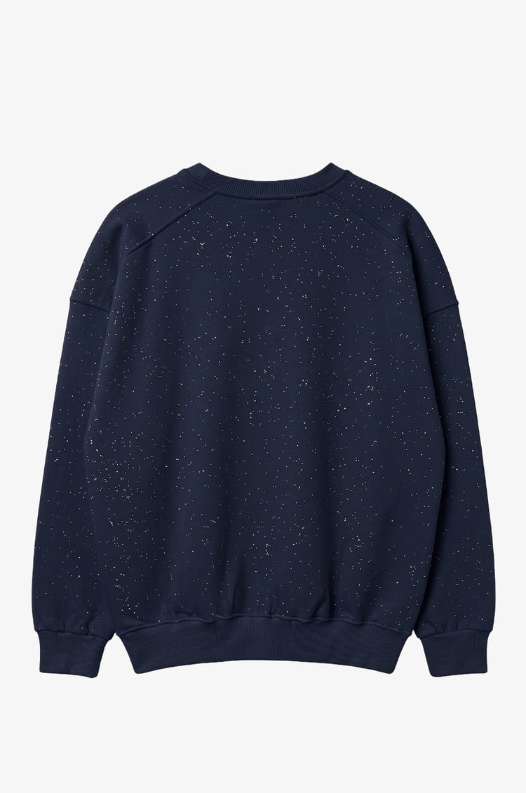 Lacivert Simli Sweatshirt