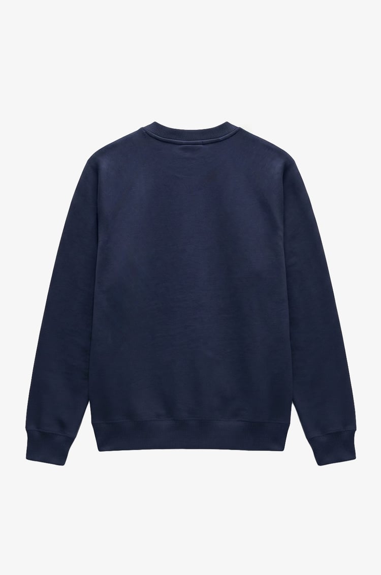 Lacivert St Moritz Baskılı Sweatshirt