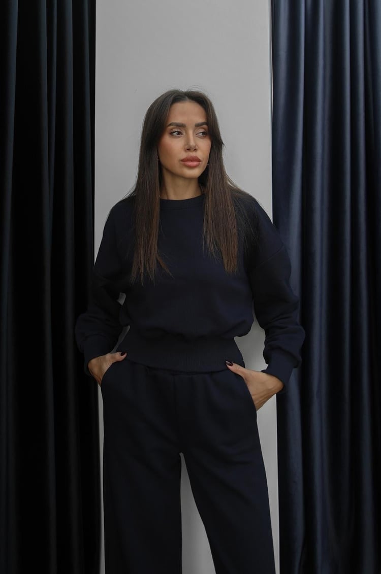 Lacivert Wallace Modal Takım