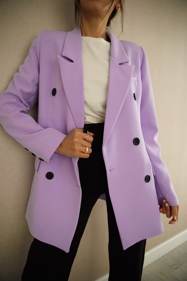 Lila Blazer Ceket