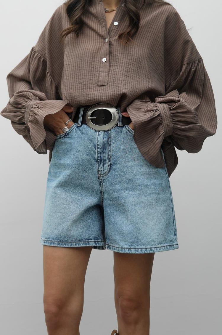 Mavi Basic Kot Şort