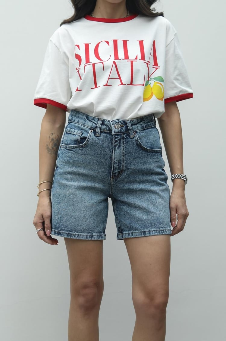 Mavi Fit Denim Şort