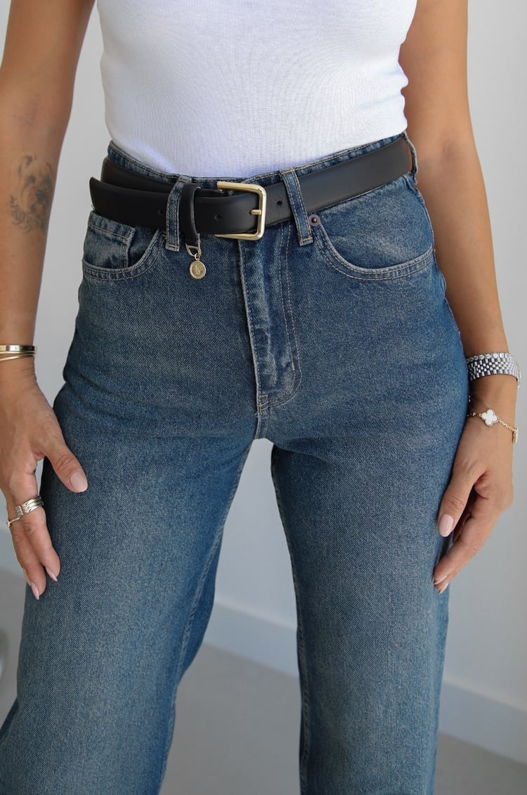 Mavi Kuzmina Yıkamalı Straight Jean