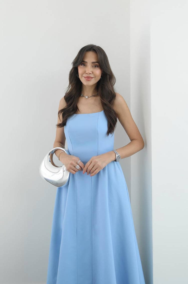 Mavi Miusa Midi Boy Elbise