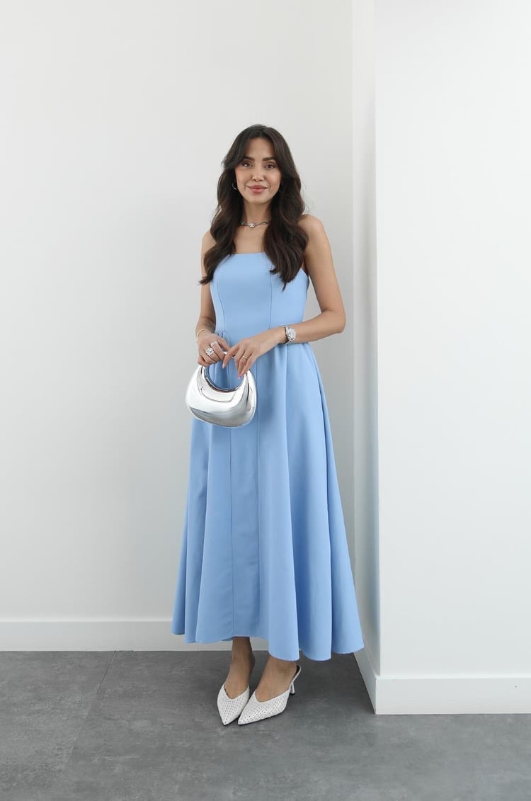 Mavi Miusa Midi Boy Elbise