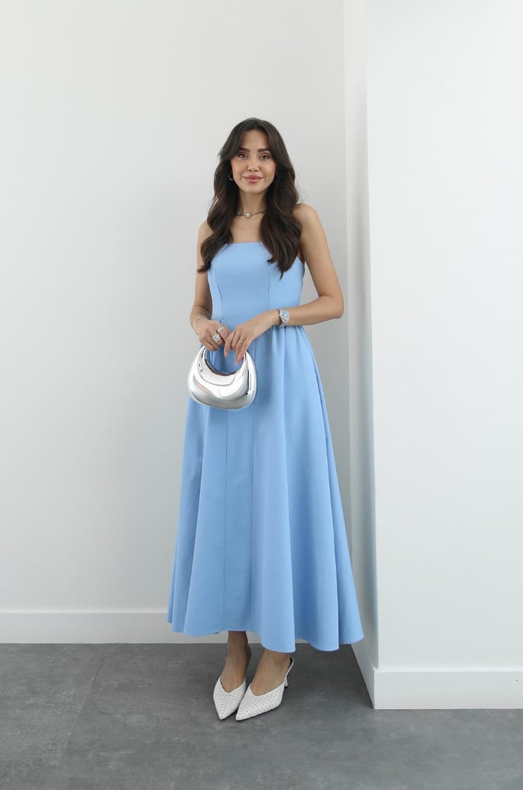 Mavi Miusa Midi Boy Elbise