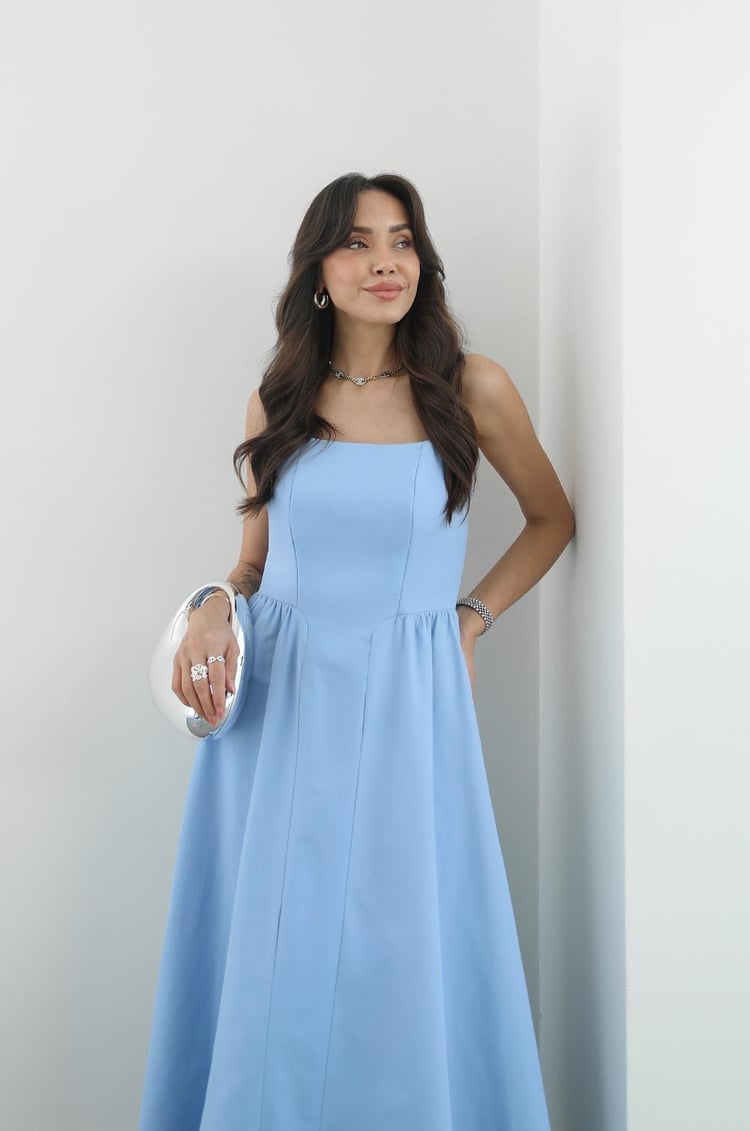 Mavi Miusa Midi Boy Elbise