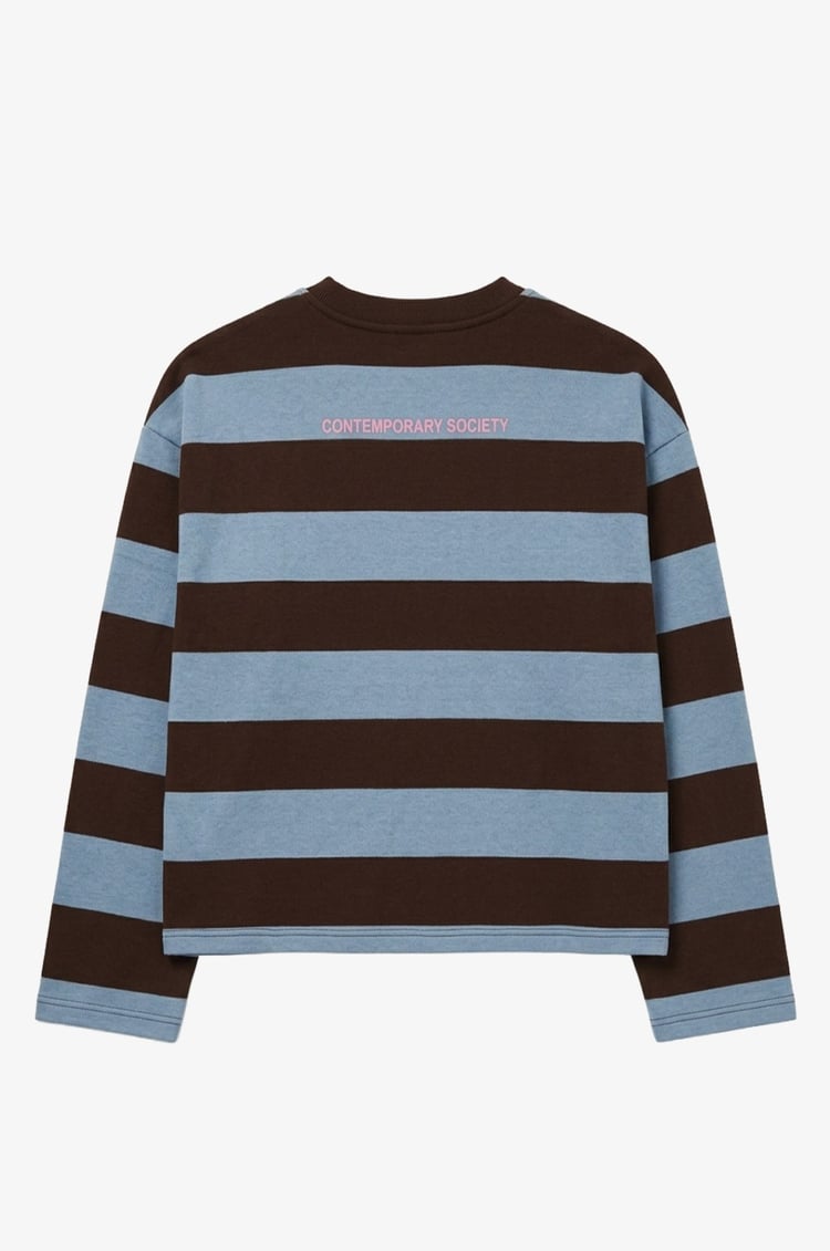 Mavi New York City Baskılı Sweatshirt