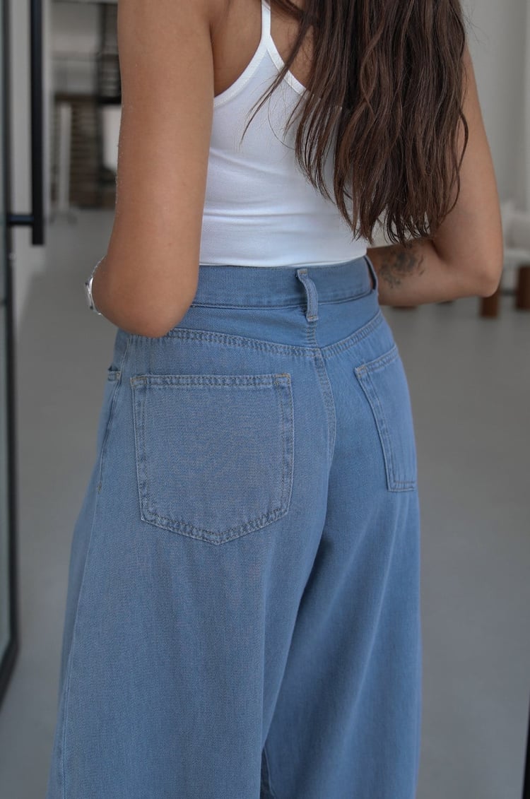 Mavi Street Yüksek Bel Balon Jean 