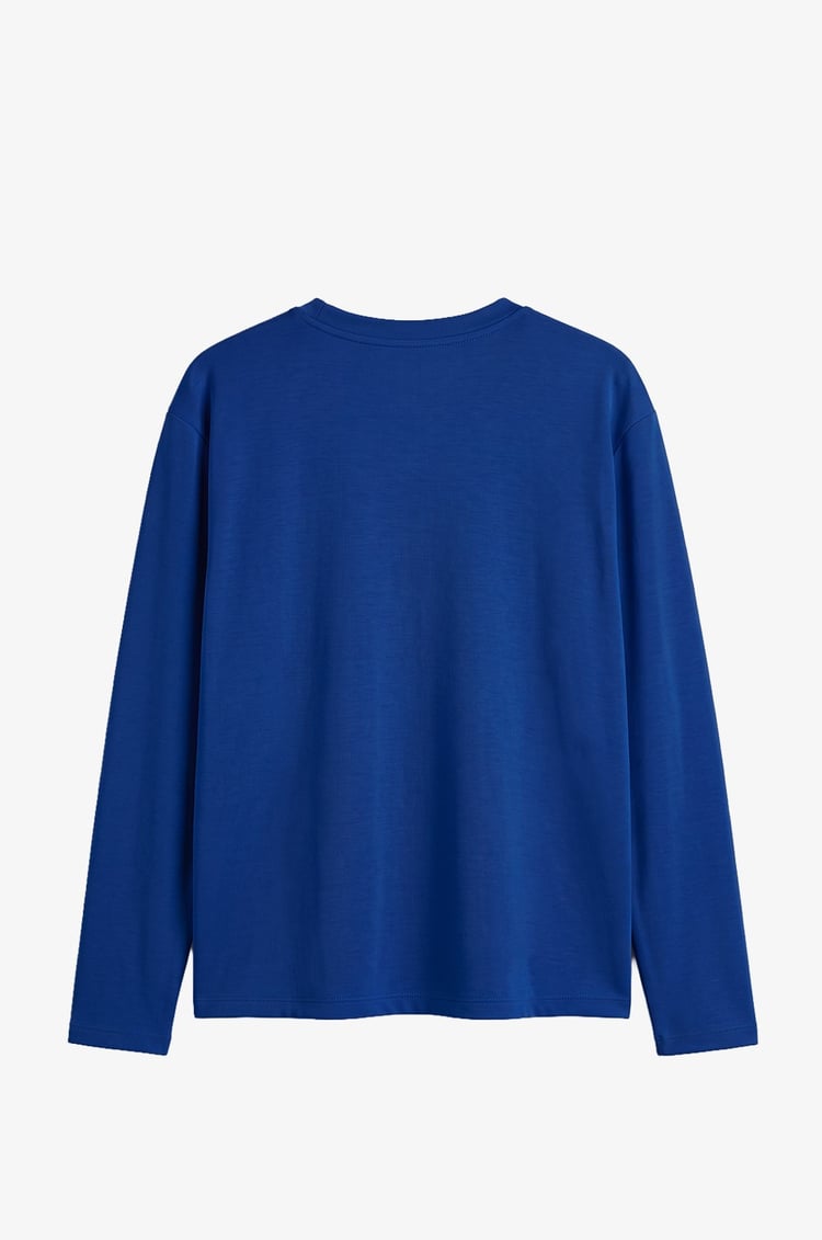 Mavi Tinta Bisiklet Yaka İnce Sweatshirt