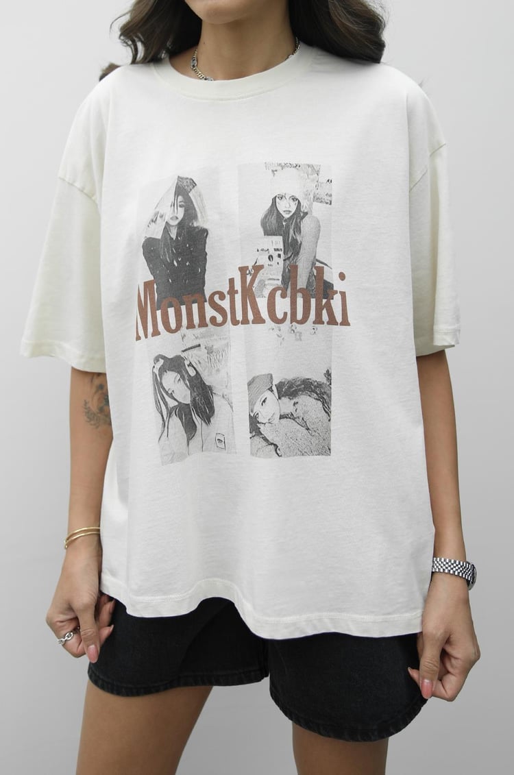Monstkcbki Baskılı Tişört
