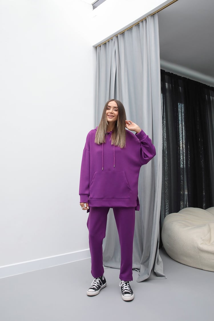 Mor Comfort Eşofman Takım