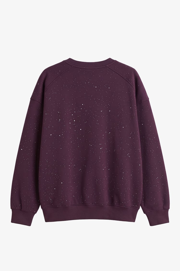 Mor Simli Sweatshirt