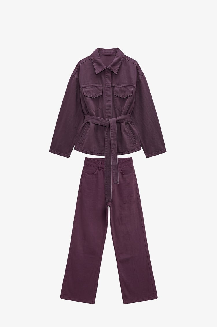 Mürdüm Denim Takım
