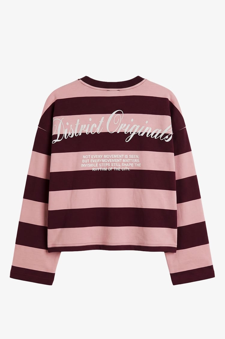 Mürdüm District Originals Baskılı Sweatshirt