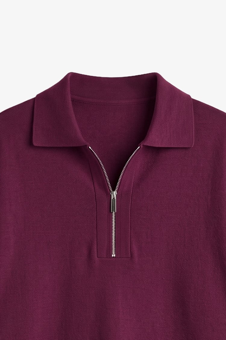 Mürdüm Loose Fit Polo Yaka Kazak