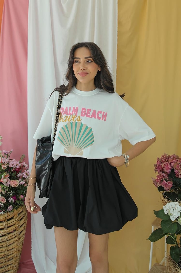 Palm Beach Baskılı Tişört