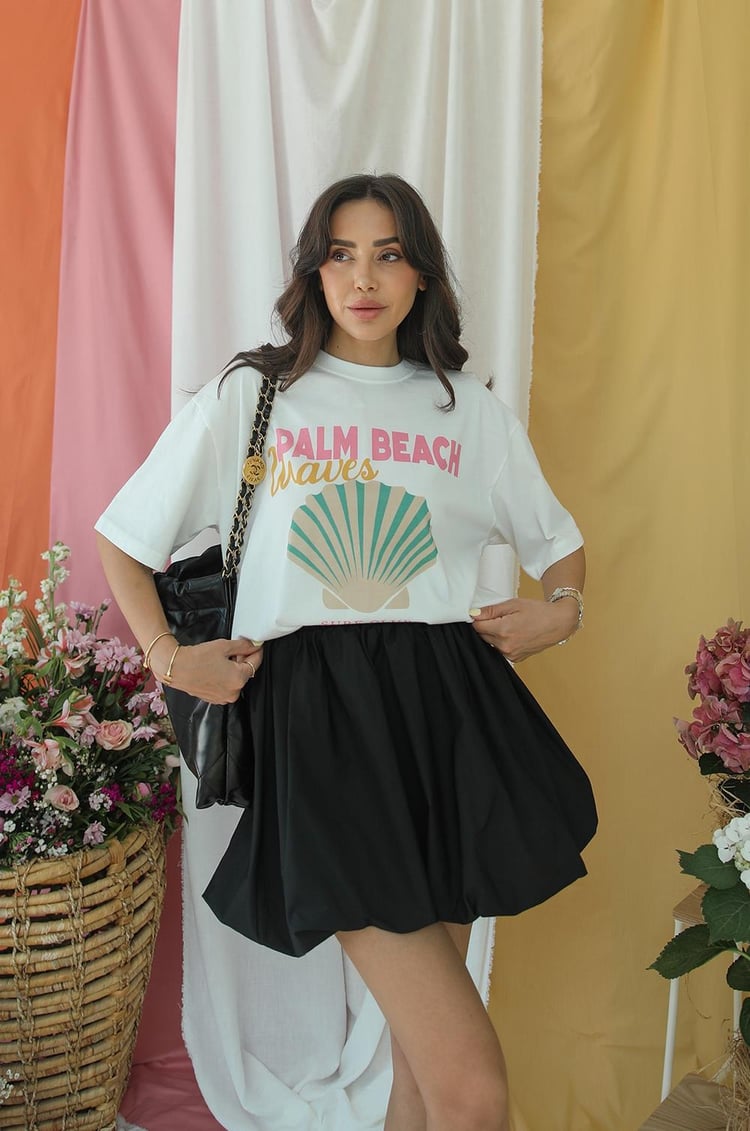 Palm Beach Baskılı Tişört