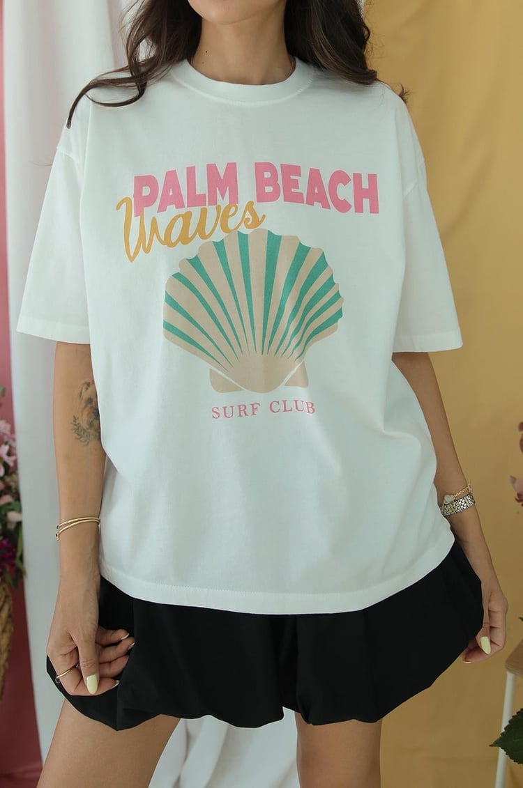 Palm Beach Baskılı Tişört