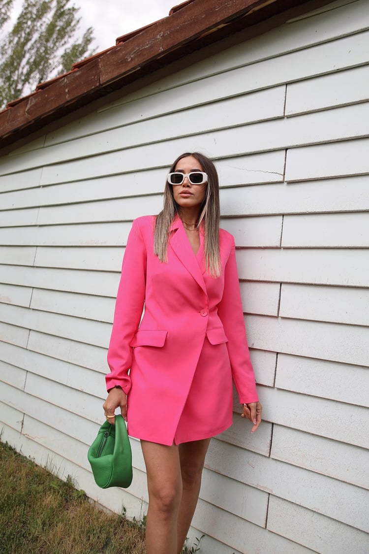 Pembe Blazer Tulum