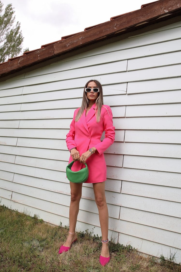 Pembe Blazer Tulum