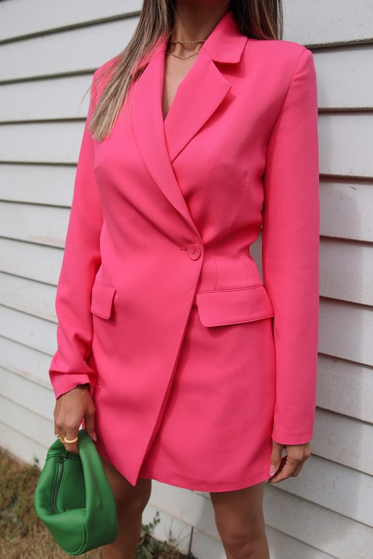 Pembe Blazer Tulum