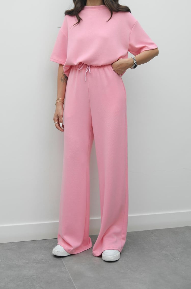 Pembe Darcy Modal Eşofman Takım