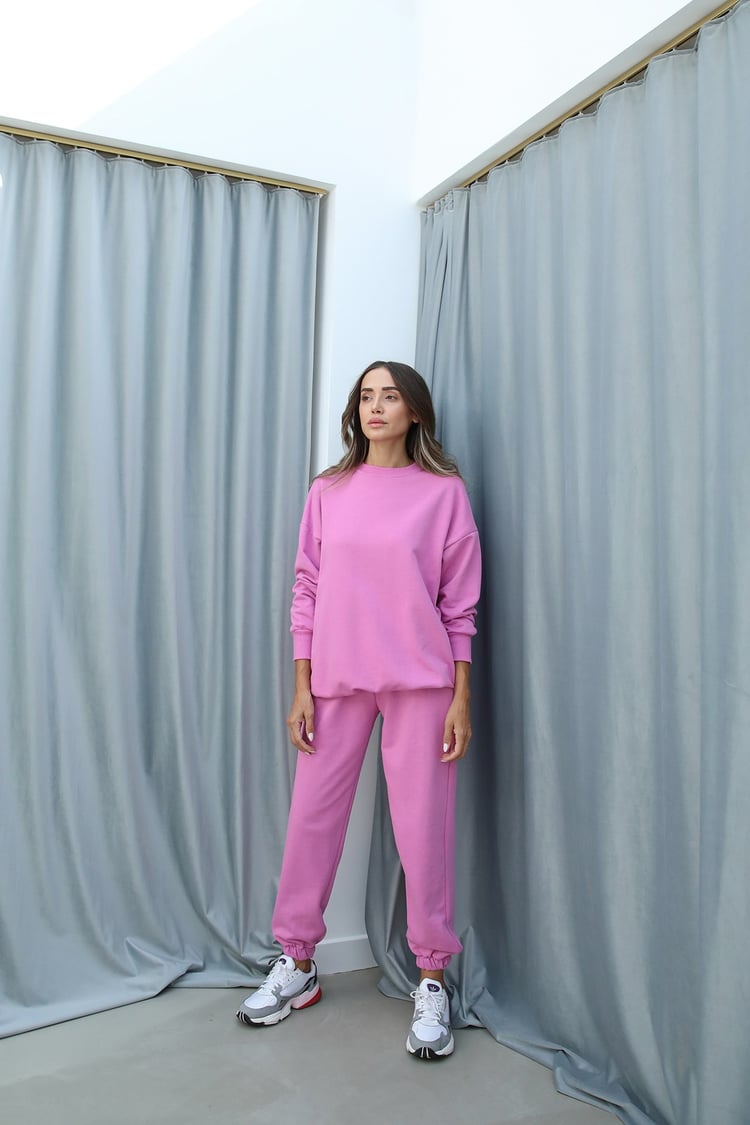 Pembe Eşofman Takım