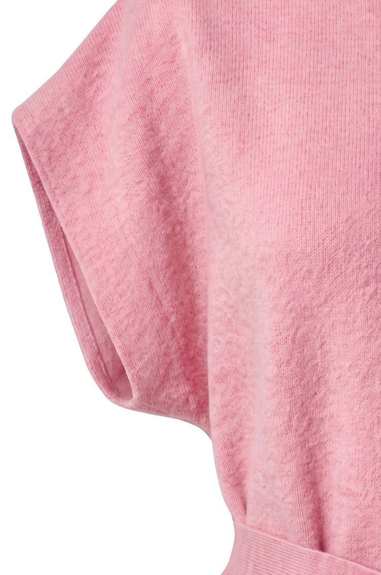 Pembe Kap Kol Kuşaklı Yelek