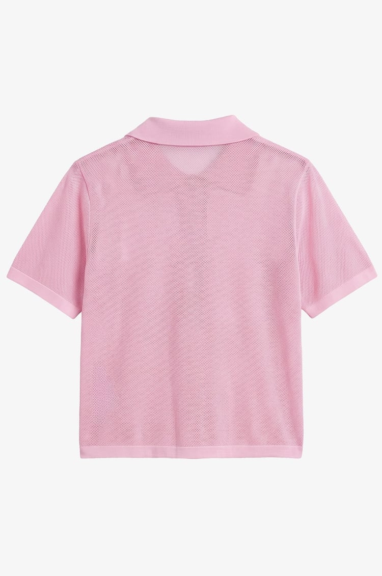 Pembe Reyna Polo Yaka Hırka