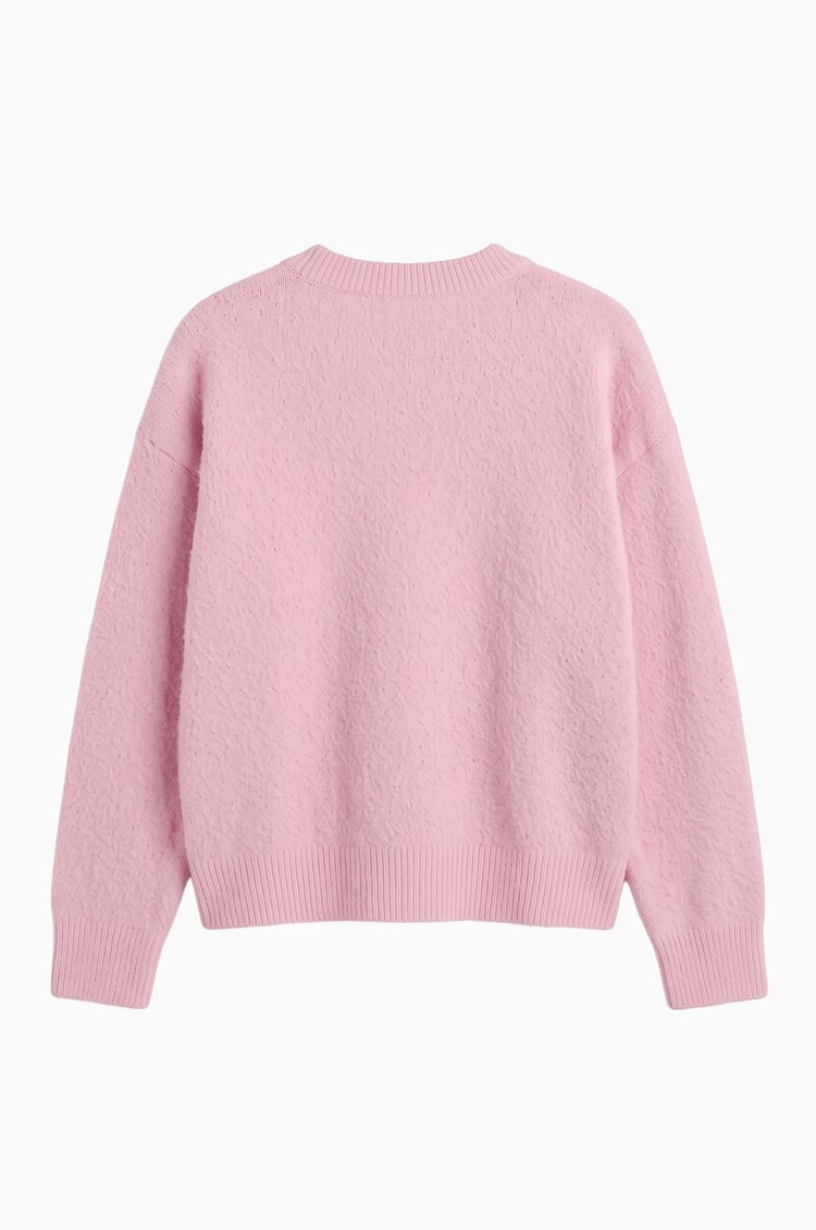 Pembe Zane Yumuşak Dokulu Kazak
