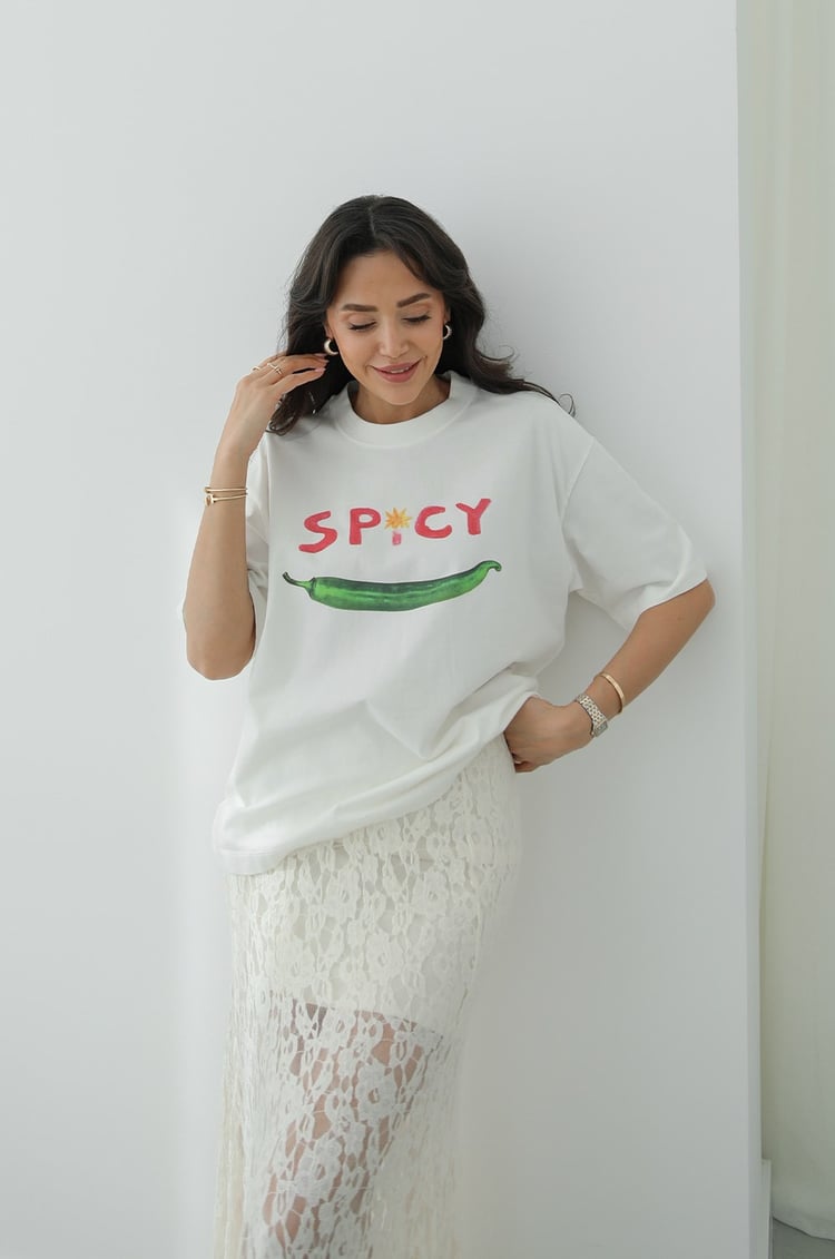 Pepper Spicy Baskılı Tişört