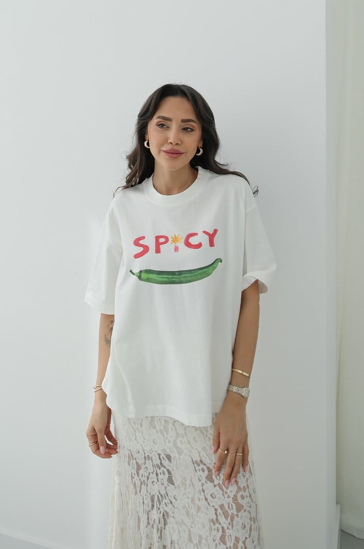 Pepper Spicy Baskılı Tişört