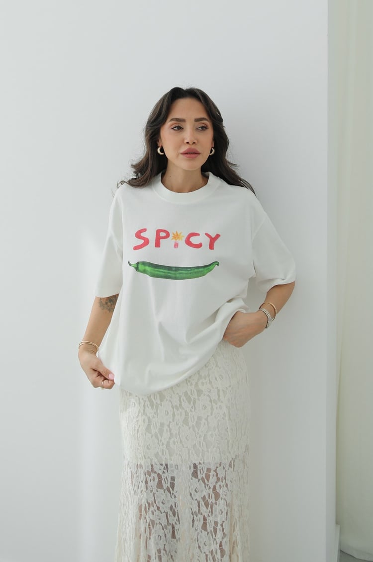 Pepper Spicy Baskılı Tişört