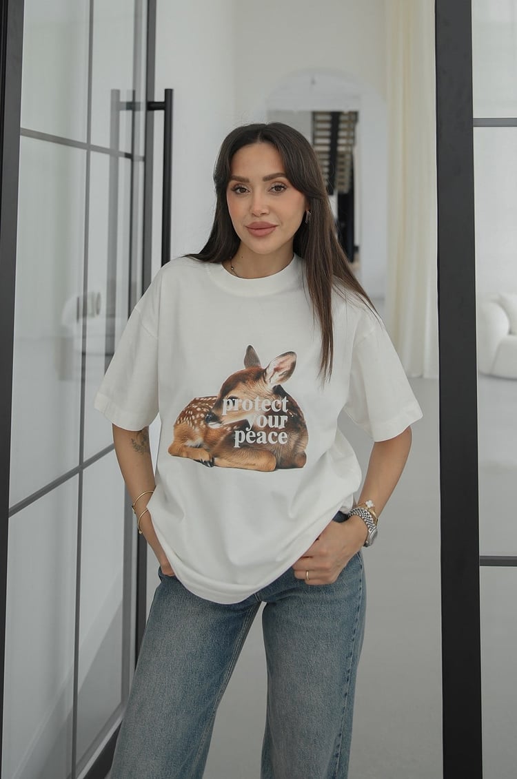 Protect Your Peace Baskılı Tişört
