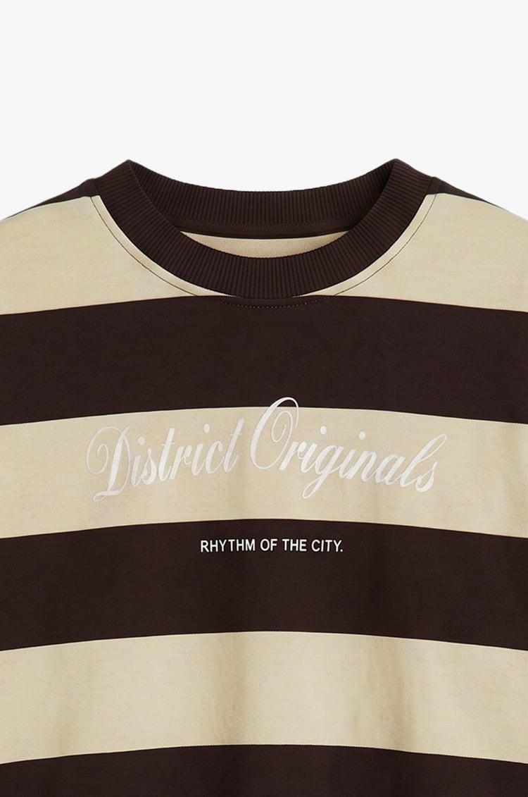 Sarı District Originals Baskılı Sweatshirt