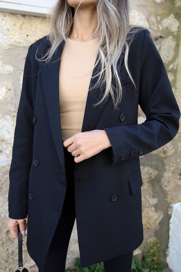 Siyah Blazer Ceket