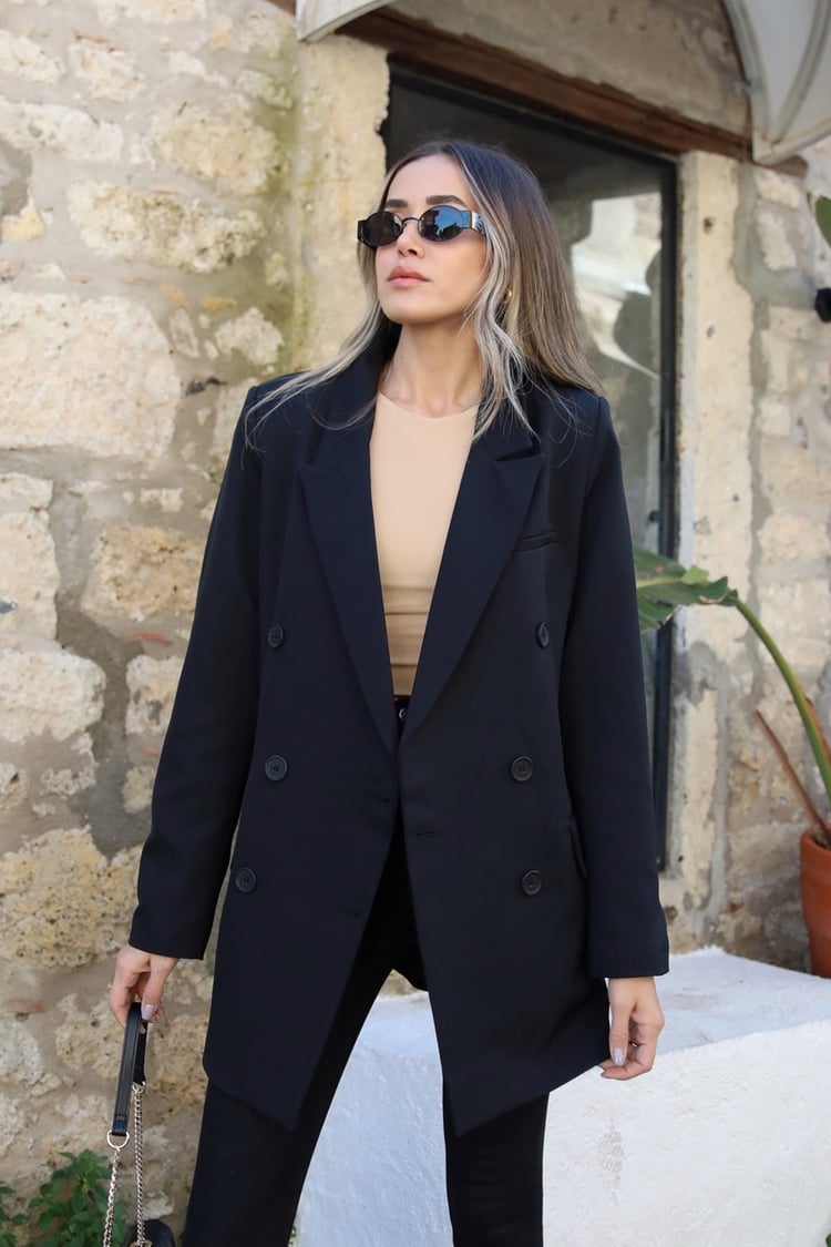 Siyah Blazer Ceket