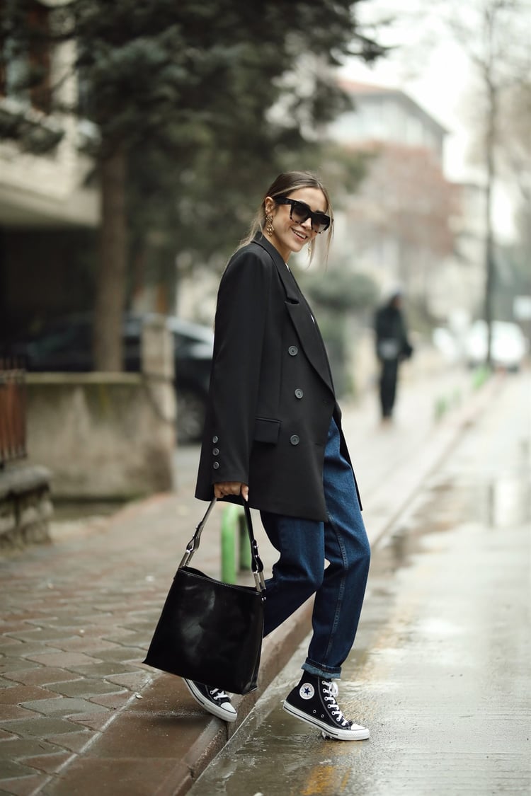 Siyah Blazer Ceket
