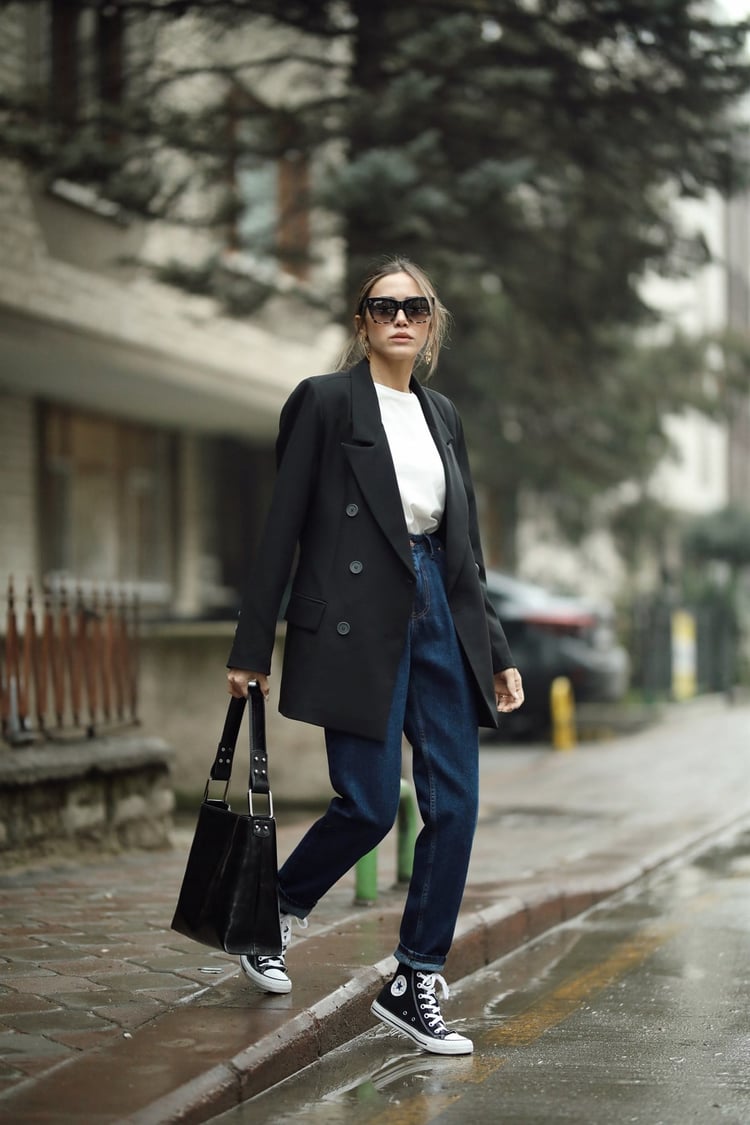 Siyah Blazer Ceket