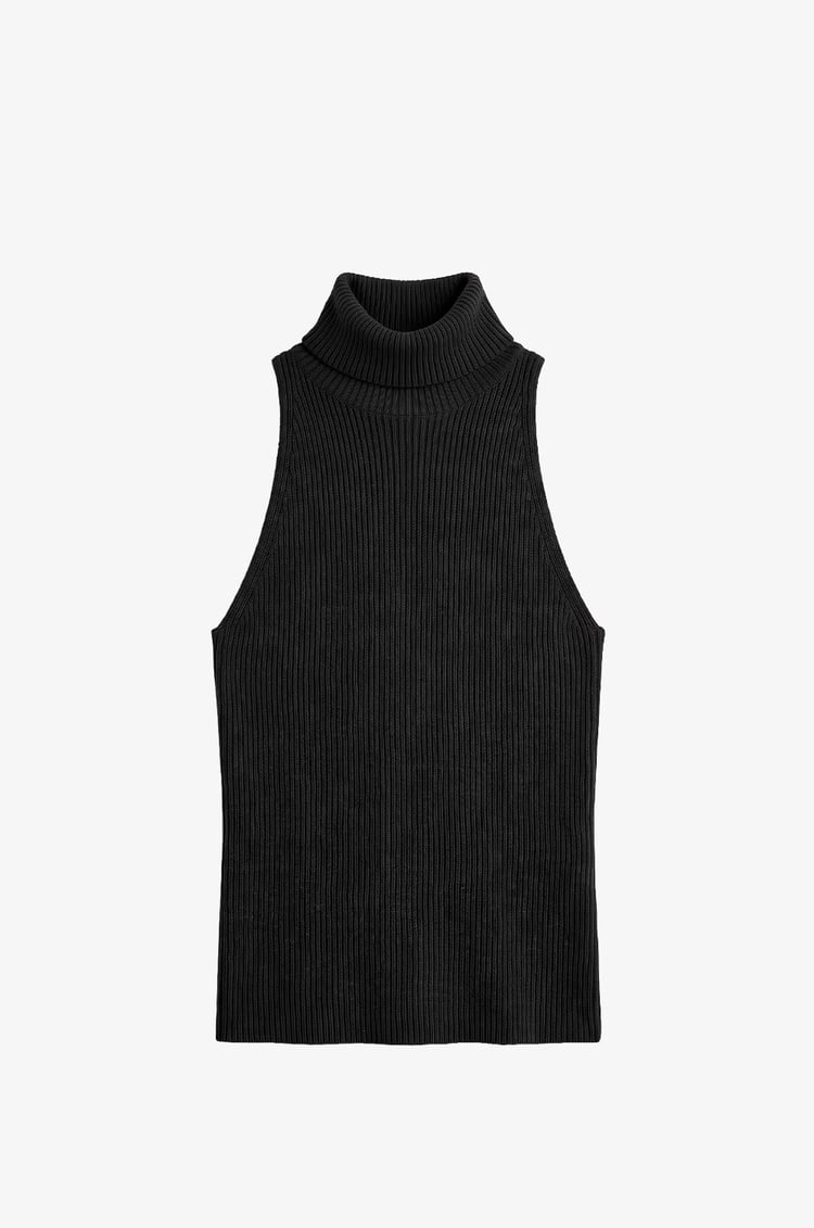 Siyah Boğazlı Bluz Bolero Triko Takım
