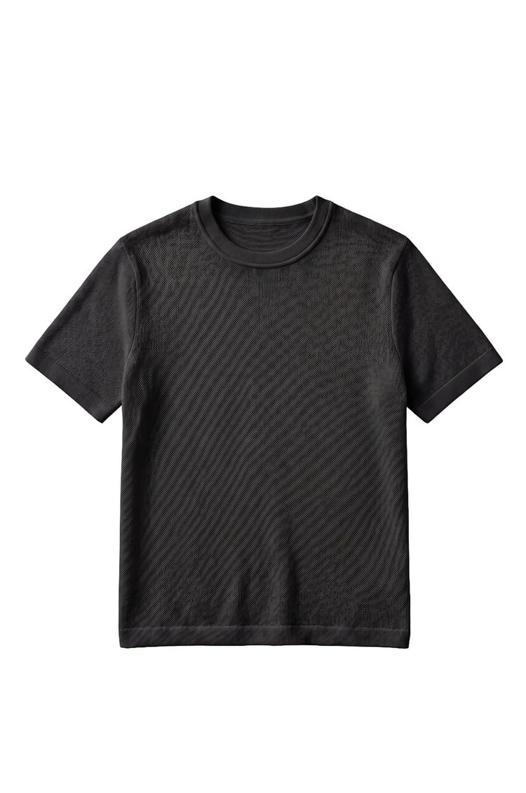 Siyah Casual Triko Tişört