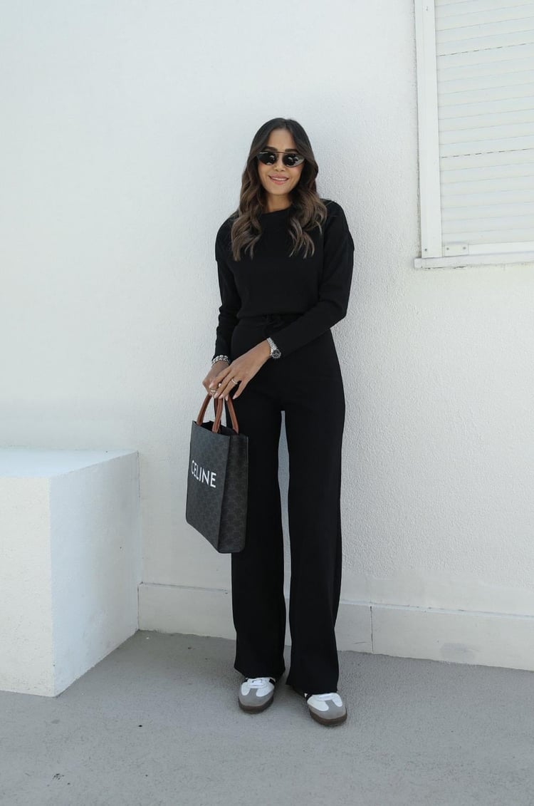 Siyah Clara Fitilli Takım