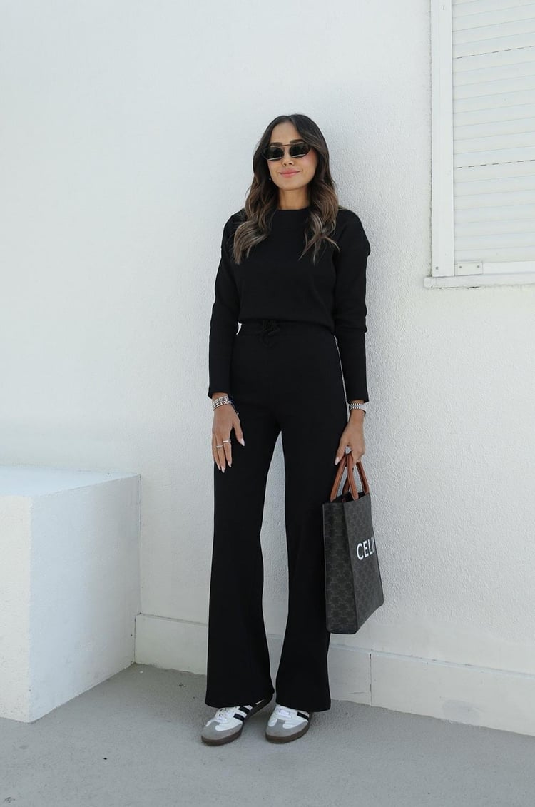 Siyah Clara Fitilli Takım