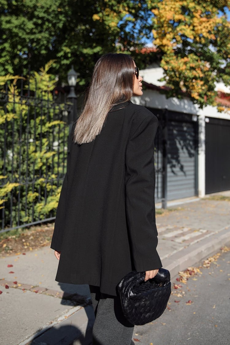 Siyah Premium Blazer Ceket
