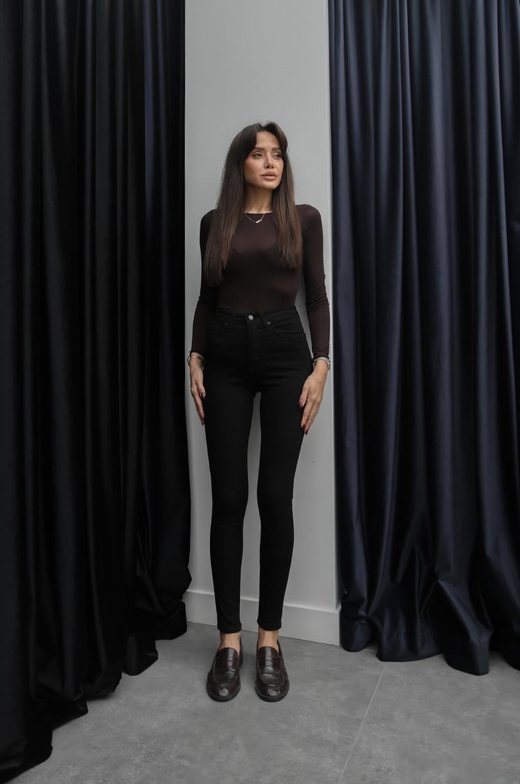 Siyah Skinny Jean