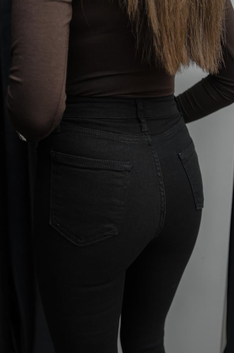 Siyah Skinny Jean