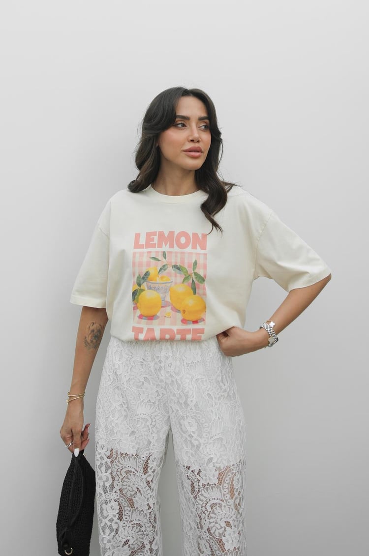 Tarte Lemon Baskılı Tişört