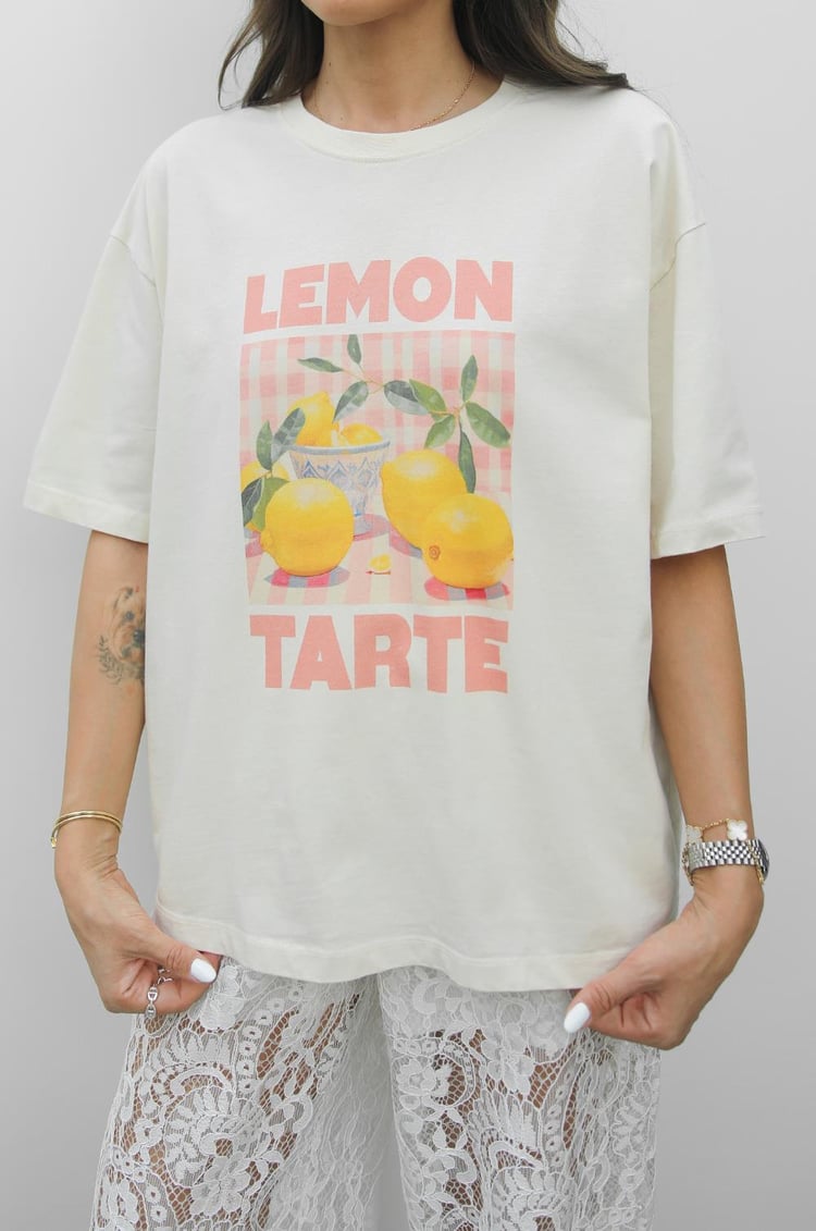 Tarte Lemon Baskılı Tişört