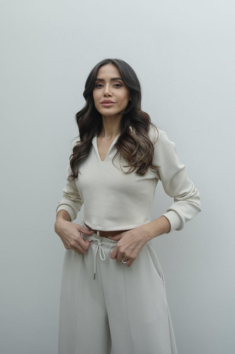 Taş Rengi Horbo Modal Eşofman Takım